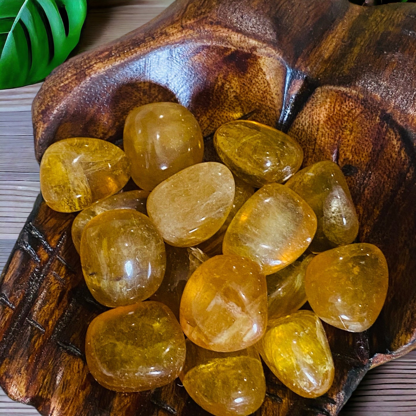 TUMBLE STONES || YELLOW FLUORITE