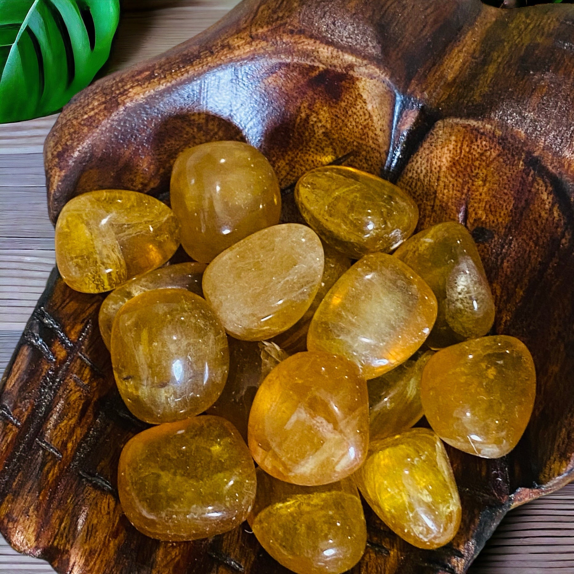 TUMBLE STONES || YELLOW FLUORITE