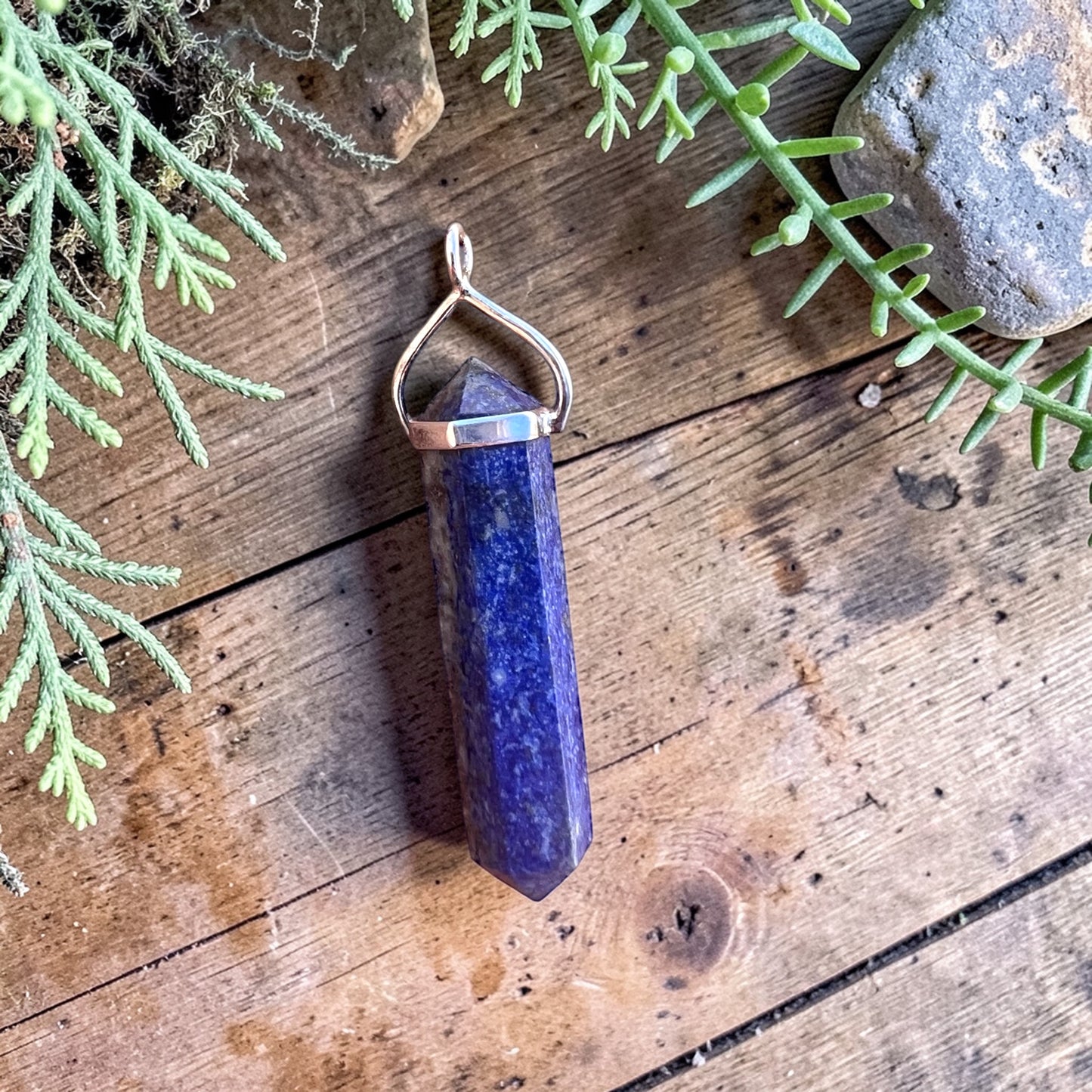 PENDANT || LAPIS LAZULI - 925 STERLING SILVER