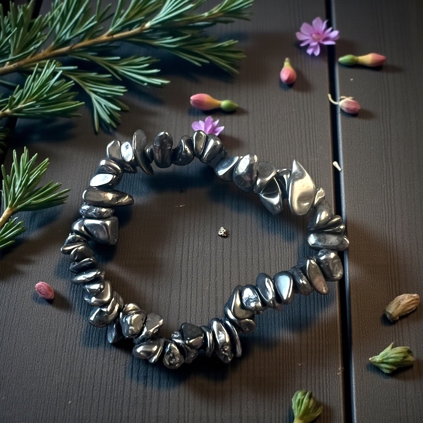 CHIP BRACELET || SHUNGITE
