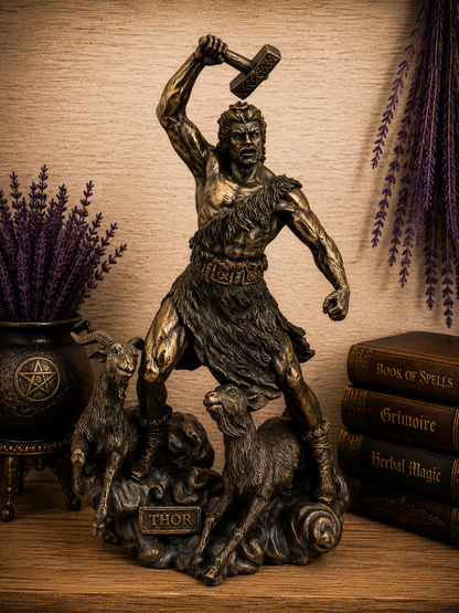 STATUE || THOR - NORSE GOD OF THUNDER, PROTECTION & STRENGTH