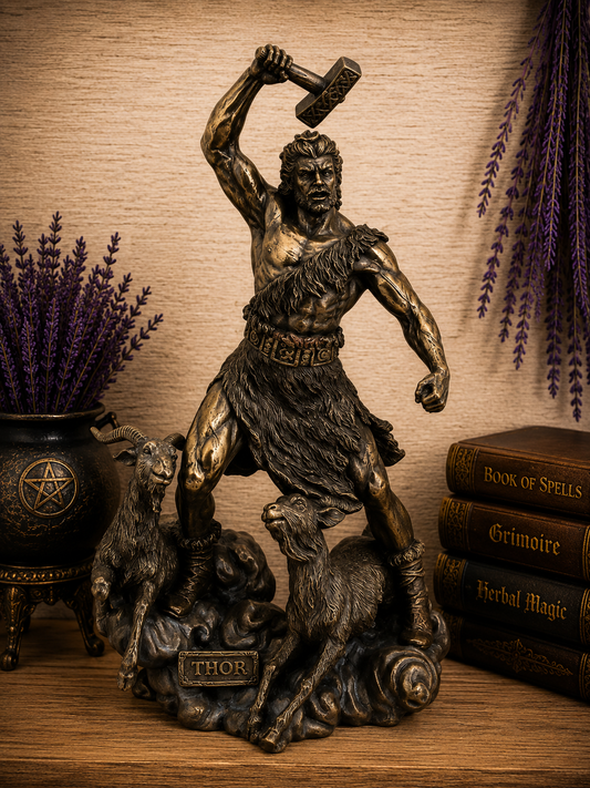 STATUE || THOR - NORSE GOD OF THUNDER, PROTECTION & STRENGTH