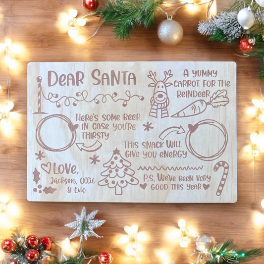 PERSONALISED || SANTA CHRISTMAS EVE BOARD