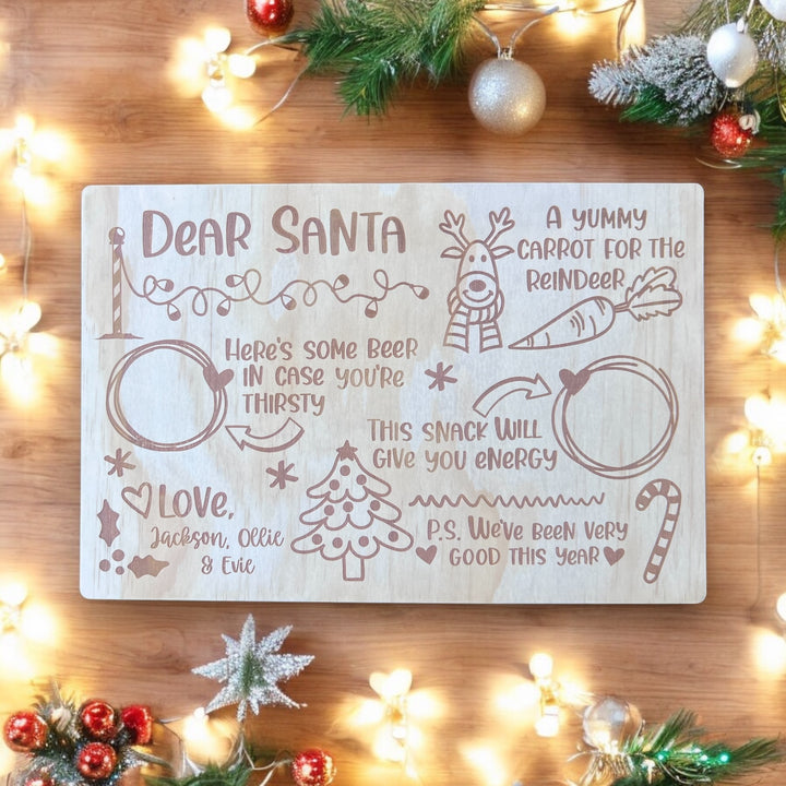 PERSONALISED || SANTA CHRISTMAS EVE BOARD