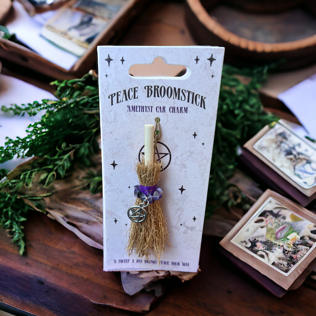 BESOM || WITCHES MINI BROOM CAR CHARMS