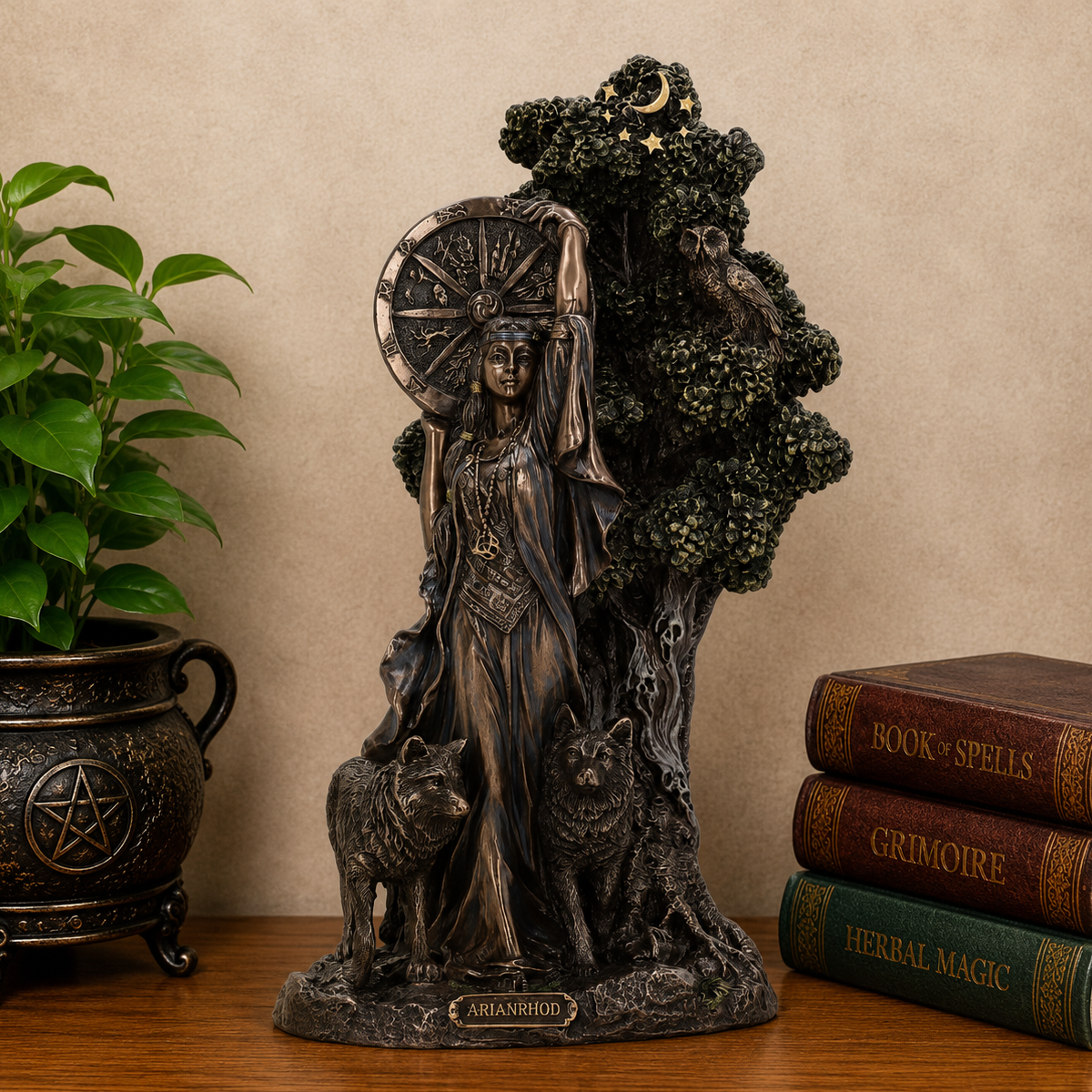 STATUE || ARIANRHOD - CELTIC GODDESS OF FATE, MOON MAGIC & DIVINE WISDOM