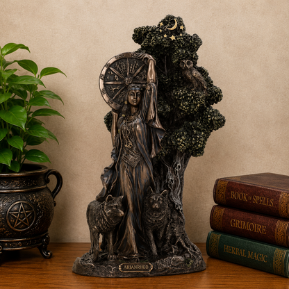STATUE || ARIANRHOD - CELTIC GODDESS OF FATE, MOON MAGIC & DIVINE WISDOM