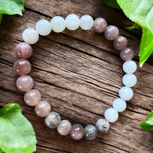 BRACELET || 5 MOONSTONE