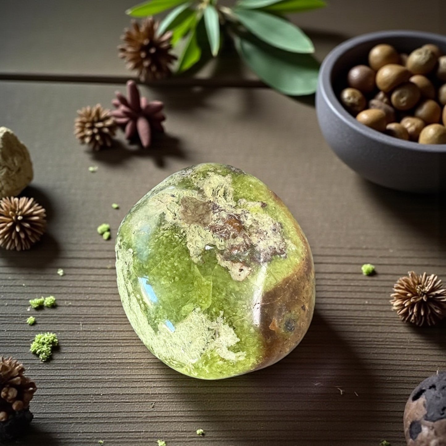 PALM STONES || GREEN OPAL