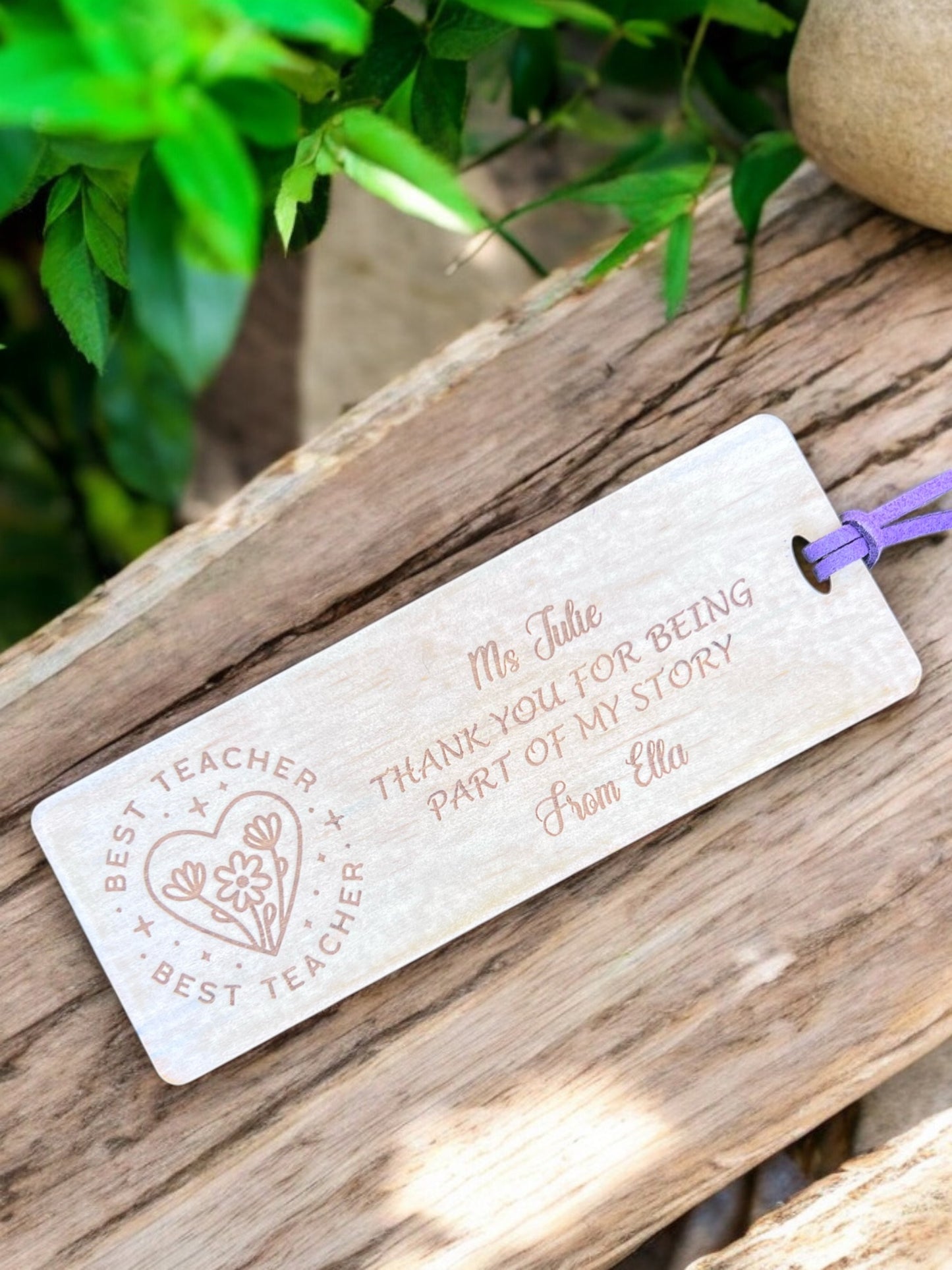 PERSONALISED GIFTS || TEACHER GIFT BOOKMARKS