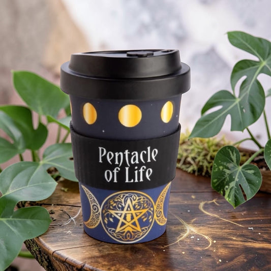 TRAVEL MUGS || ECOGO BAMBOO MUG - PENTACLE