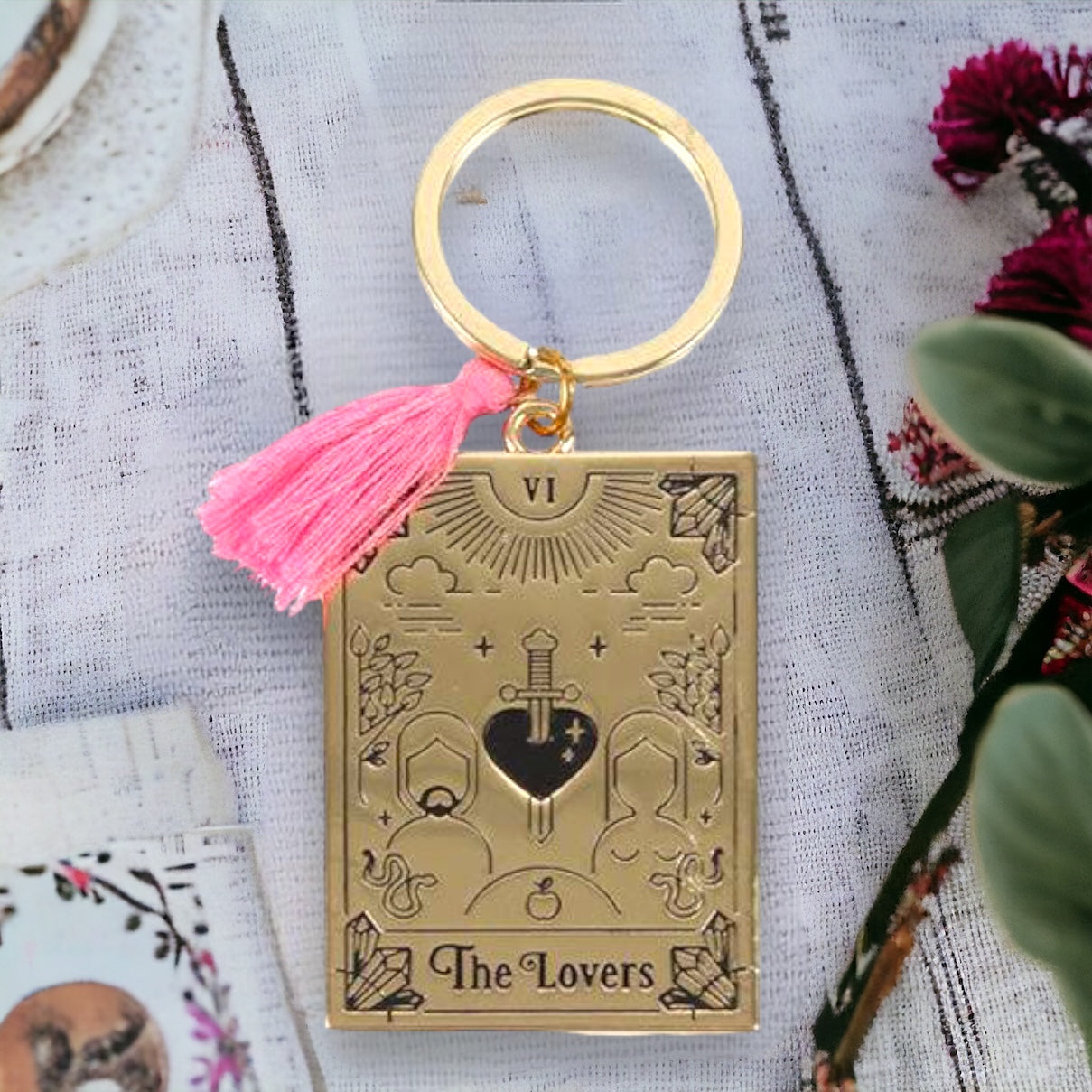 KEYRINGS || TAROT CARD KEYRINGS