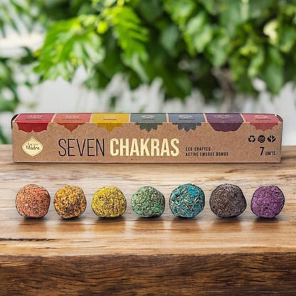 SMUDGE STICK || 7 CHAKRA SMUDGE BOMB SET