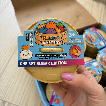 RU’S CORNER || Rainbow Mystery Bun Sugar Edition Blind Pack Squeezable  Squishy Dumpling