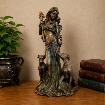 STATUE || HECATE – GREEK GODDESS OF WITCHCRAFT, CROSSROADS & SACRED TRANSFORMATION