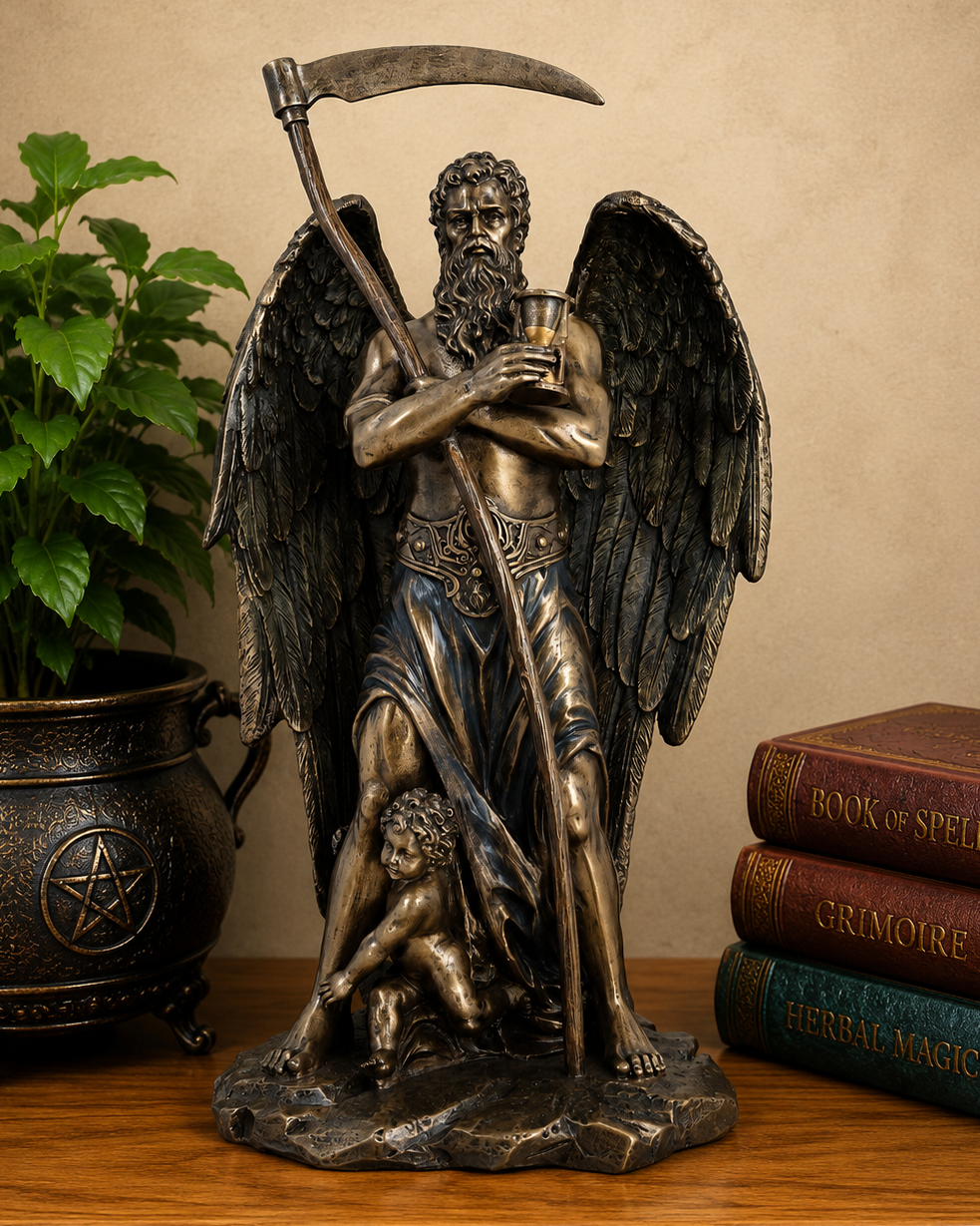 STATUE || CHRONOS - GREEK GOD OF TIME, WISDOM & DIVINE TIMING