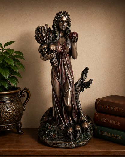 STATUE || PERSEPHONE - GODDESS OF SPRING, REBIRTH & THE UNDERWORLD