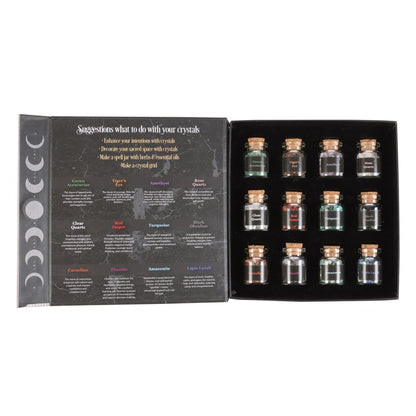 SPELL KITS || CRYSTALS FOR SPELLS - CRYSTAL CHIP BOTTLE GIFT SET