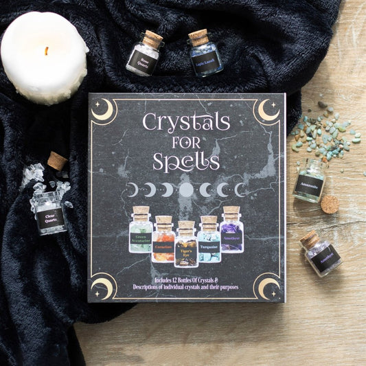 SPELL KITS || CRYSTALS FOR SPELLS - CRYSTAL CHIP BOTTLE GIFT SET