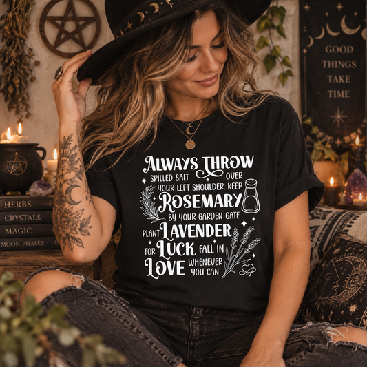 T-SHIRT | PRACTICAL MAGIC (WHITE WRITING)
