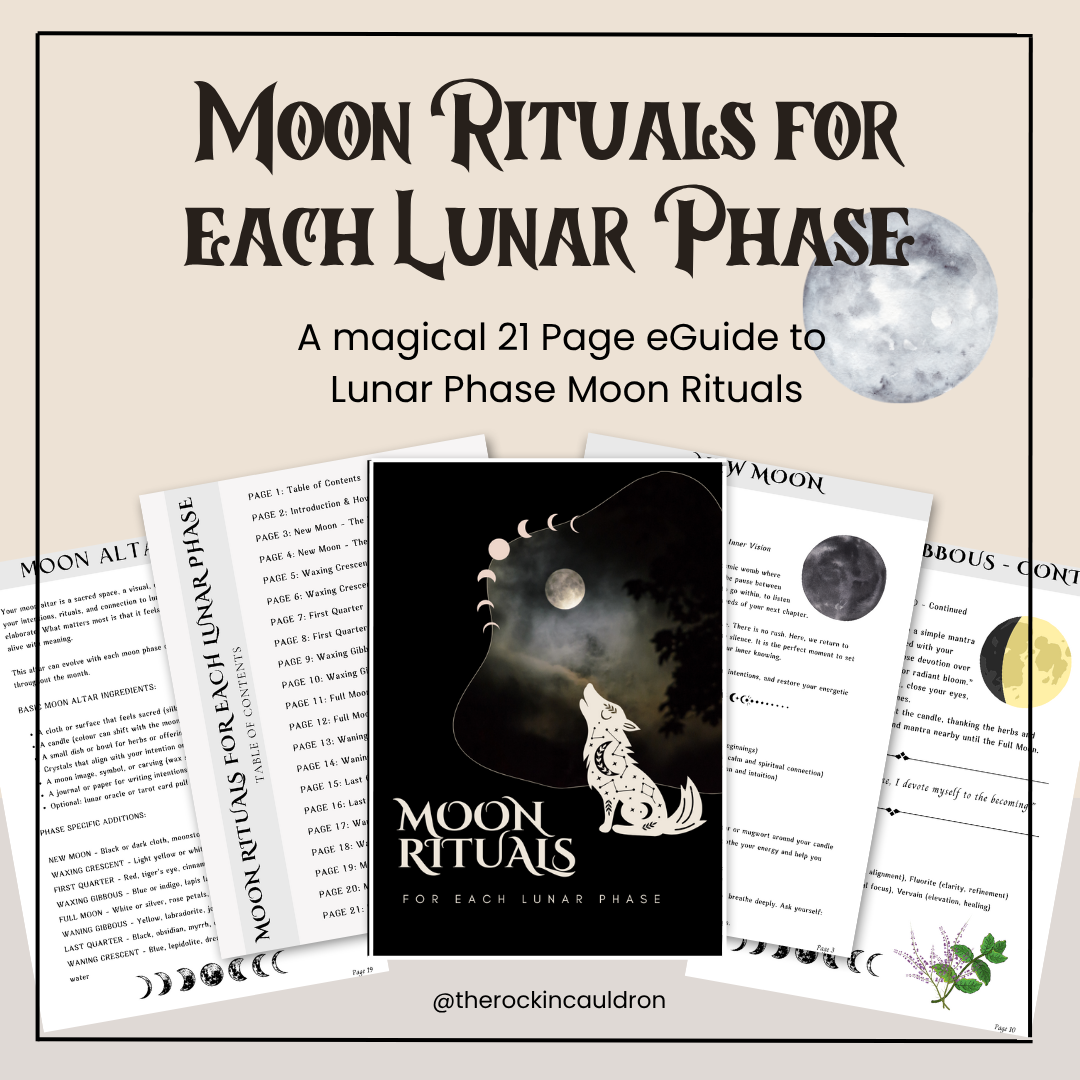 E BOOKS || MOON RITUALS FOR LUNAR PHASES