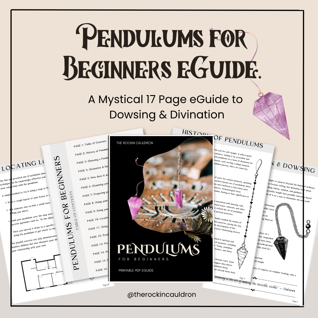 E BOOKS || PENDULUMS FOR BEGINNERS GUIDE