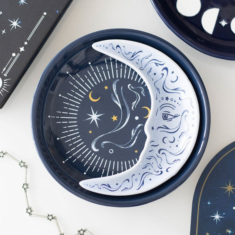 BOWLS || BLUE MOON STACKING TRINKET DISH