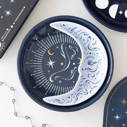 BOWLS || BLUE MOON STACKING TRINKET DISH