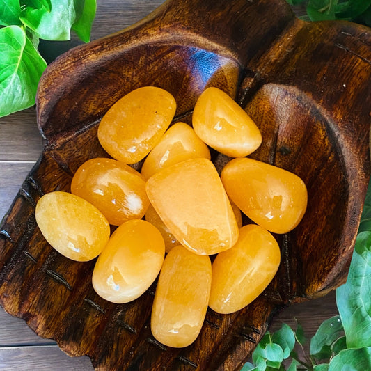 TUMBLE STONES || ORANGE CALCITE