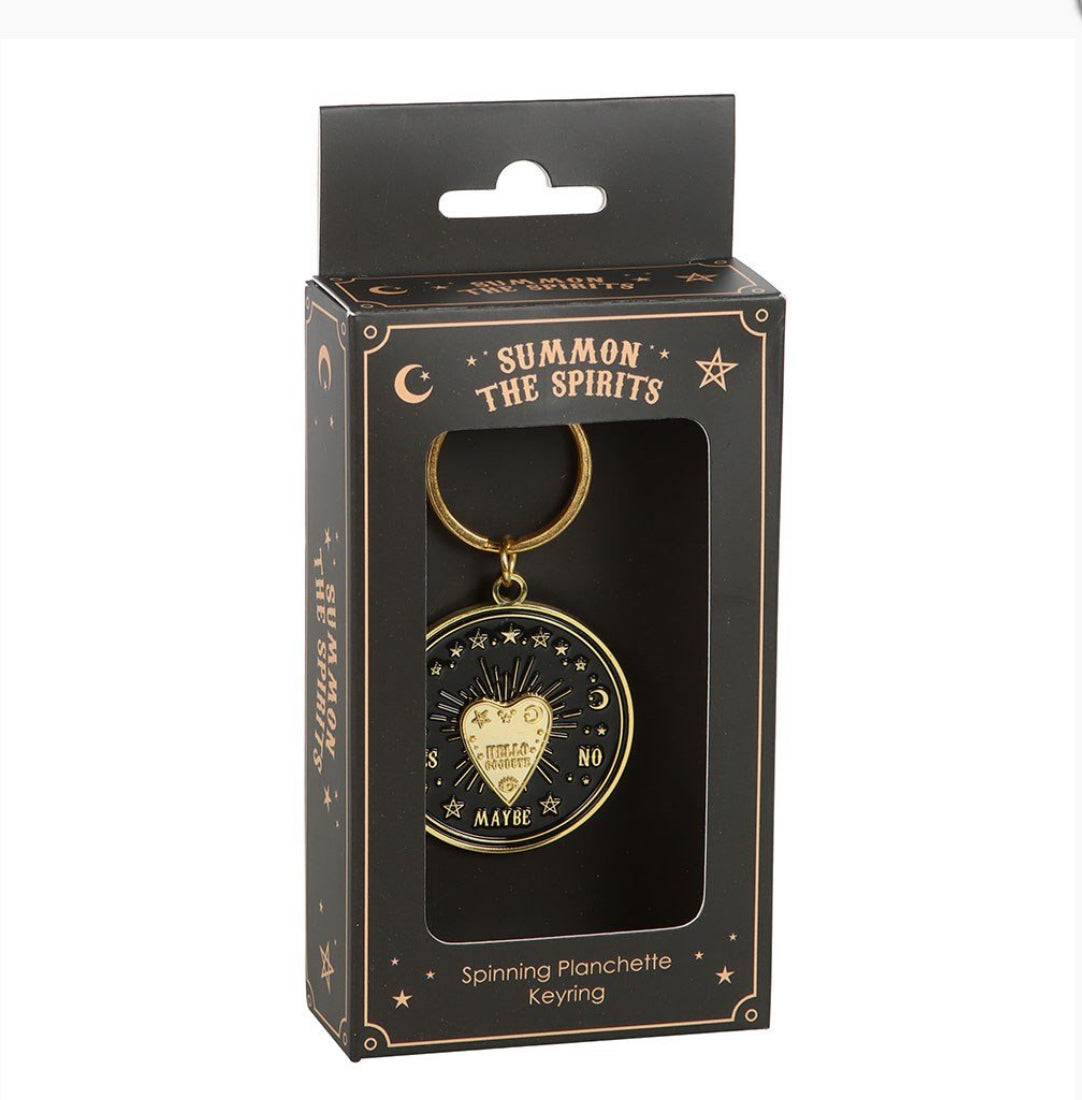 KEYRINGS || SPINNING PLANCHETTE KEYRING