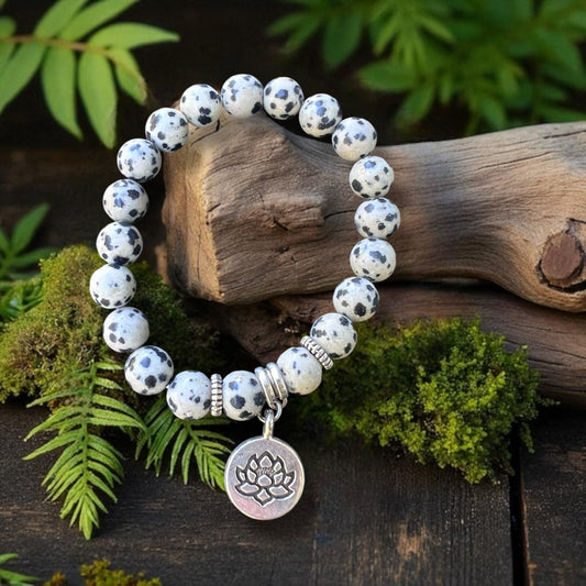 BRACELET || DALMATION JASPER
