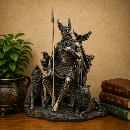 STATUE || ODIN - NORSE GOD OF WISDOM, MAGIC & SACRED KNOWLEDGE