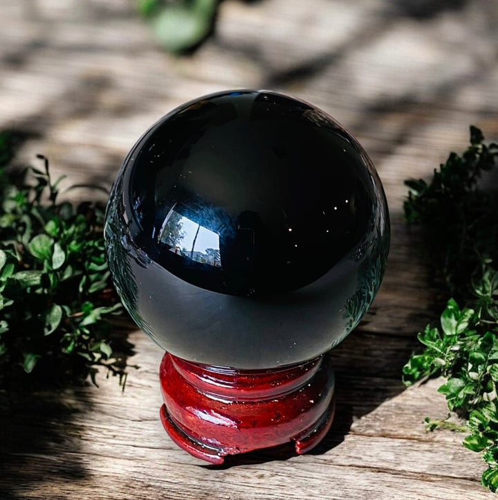 SPHERES || BLACK OBSIDIAN - MEDIUM