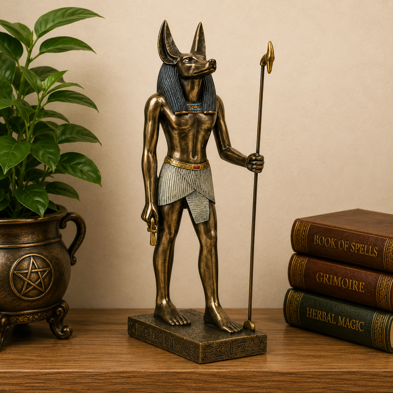 STATUE || ANUBIS - EGYPTIAN GOD OF PROTECTION, DEATH & THE AFTERLIFE