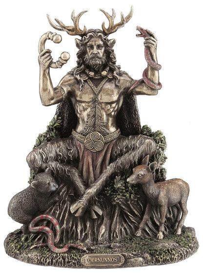 STATUE || CERNUNNOS - CELTIC GOD OF NATURE, ABUNDANCE & WILD POWER