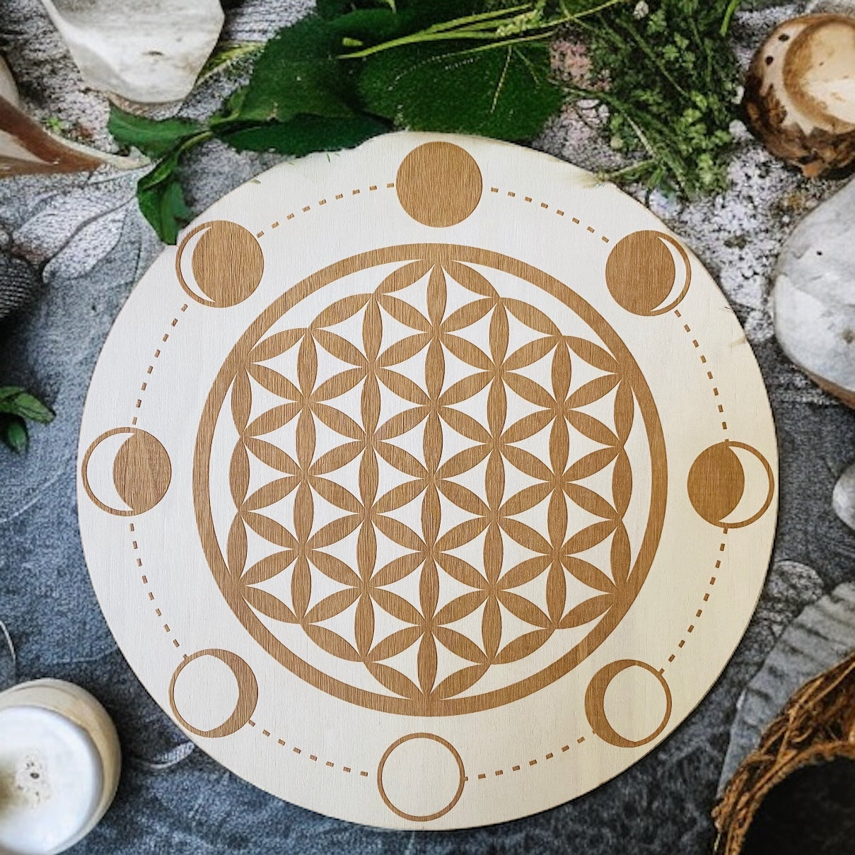 CRYSTAL GRIDS || FLOWER OF LIFE BOARD