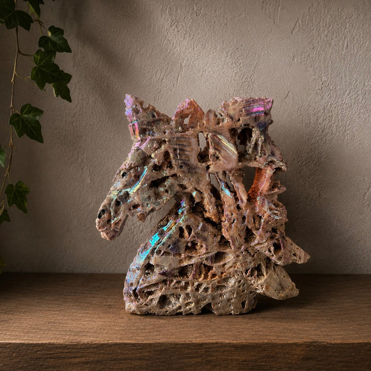 CARVINGS || SPHALERITE AURA UNICORN