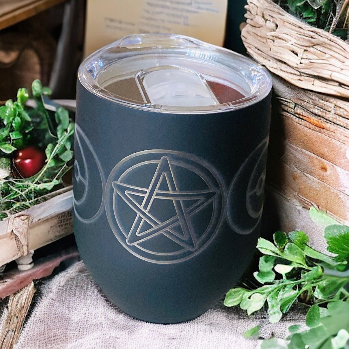 TRAVEL MUGS || TRIPLE MOON PENTAGRAM