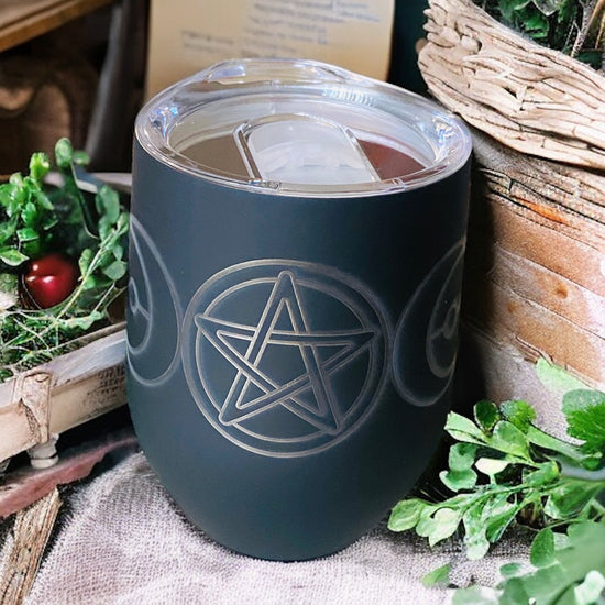 TRAVEL MUGS || TRIPLE MOON PENTAGRAM