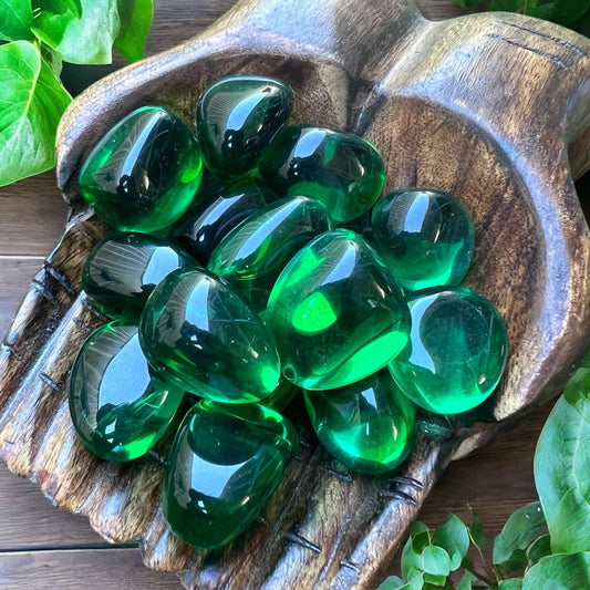 TUMBLE STONES || GREEN OBSIDIAN