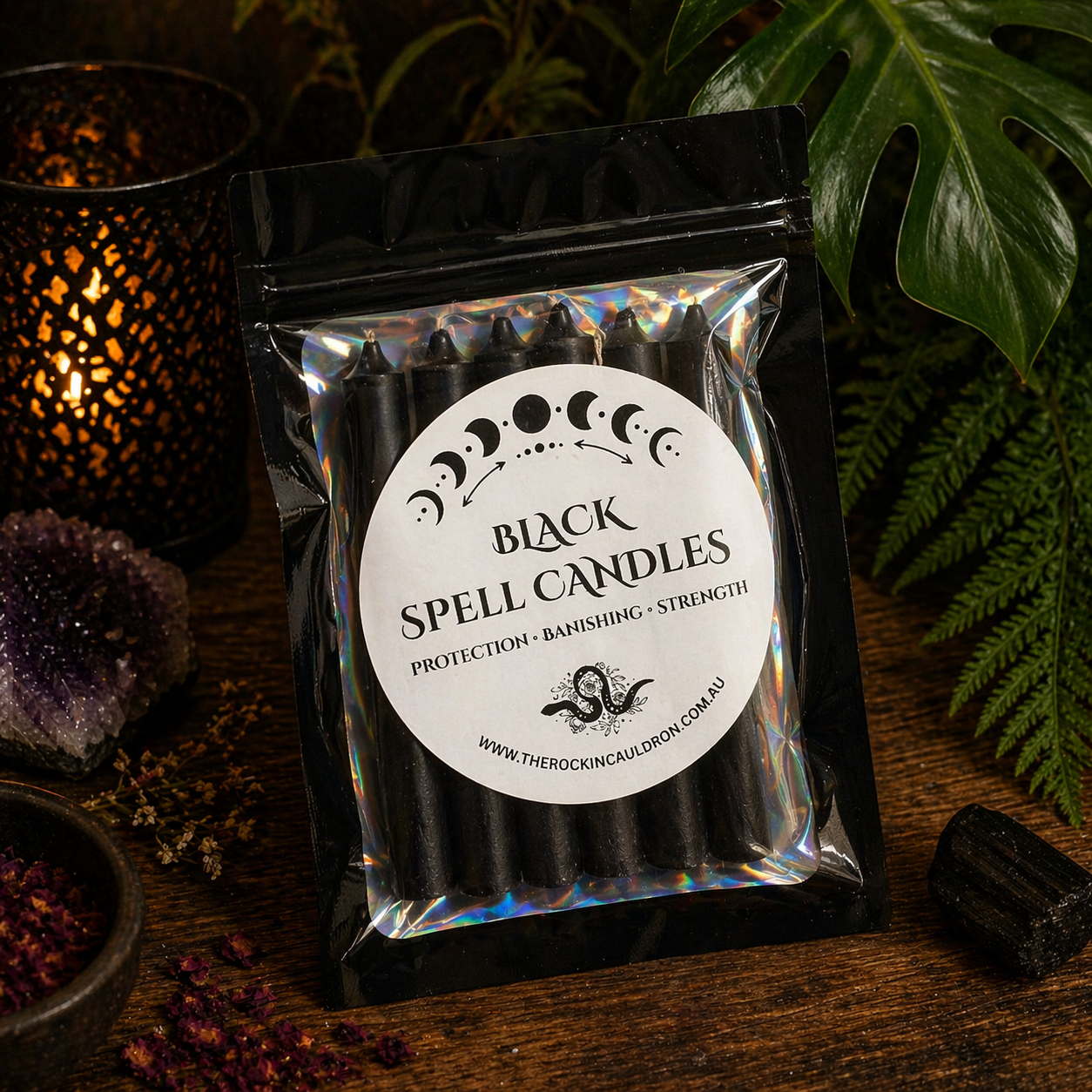 CANDLES || BLACK SPELL CANDLES