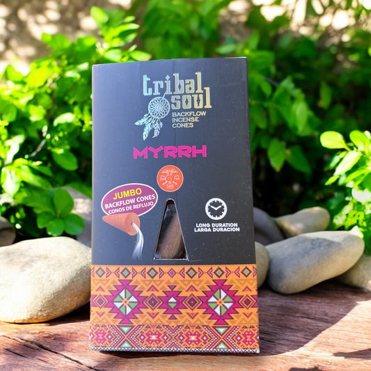 BACKFLOW INCENSE CONES || TRIBAL SOUL - MYRRH