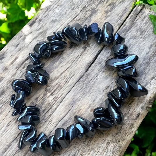 CHIP BRACELET || HEMATITE