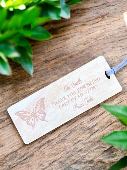 PERSONALISED GIFTS || TEACHER GIFT BOOKMARKS