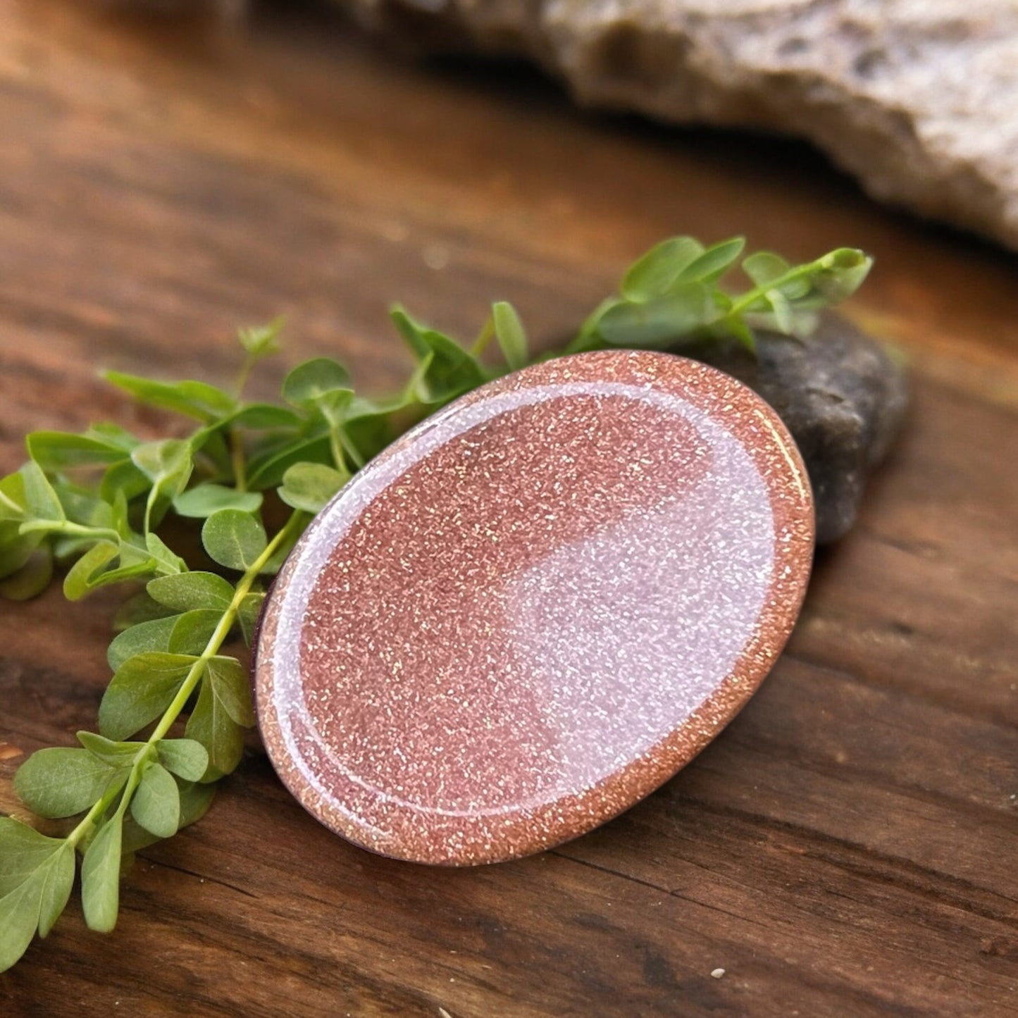 PALM STONES || GOLDSTONE WORRY STONE