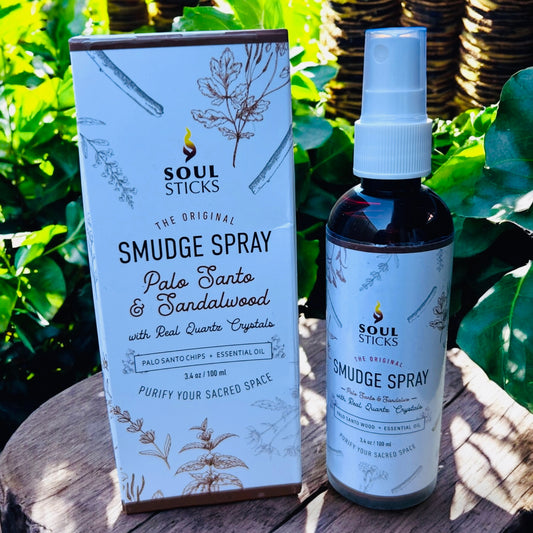 SMUDGE SPRAY|| PALO SANTO & SANDALWOOD AURA MIST