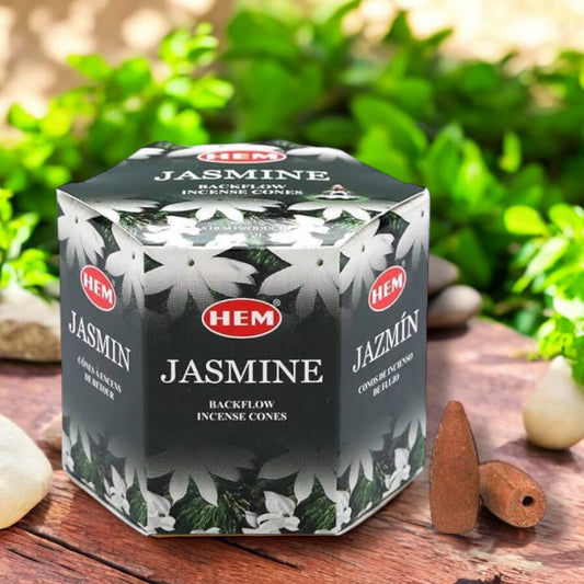 BACKFLOW INCENSE CONES || JASMINE