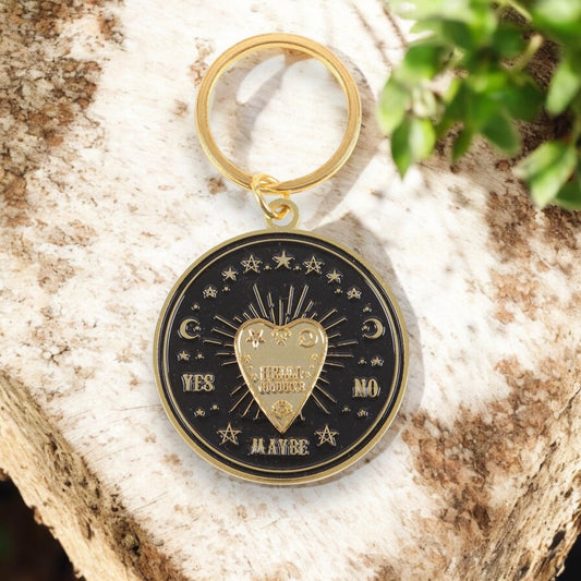 KEYRINGS || SPINNING PLANCHETTE KEYRING