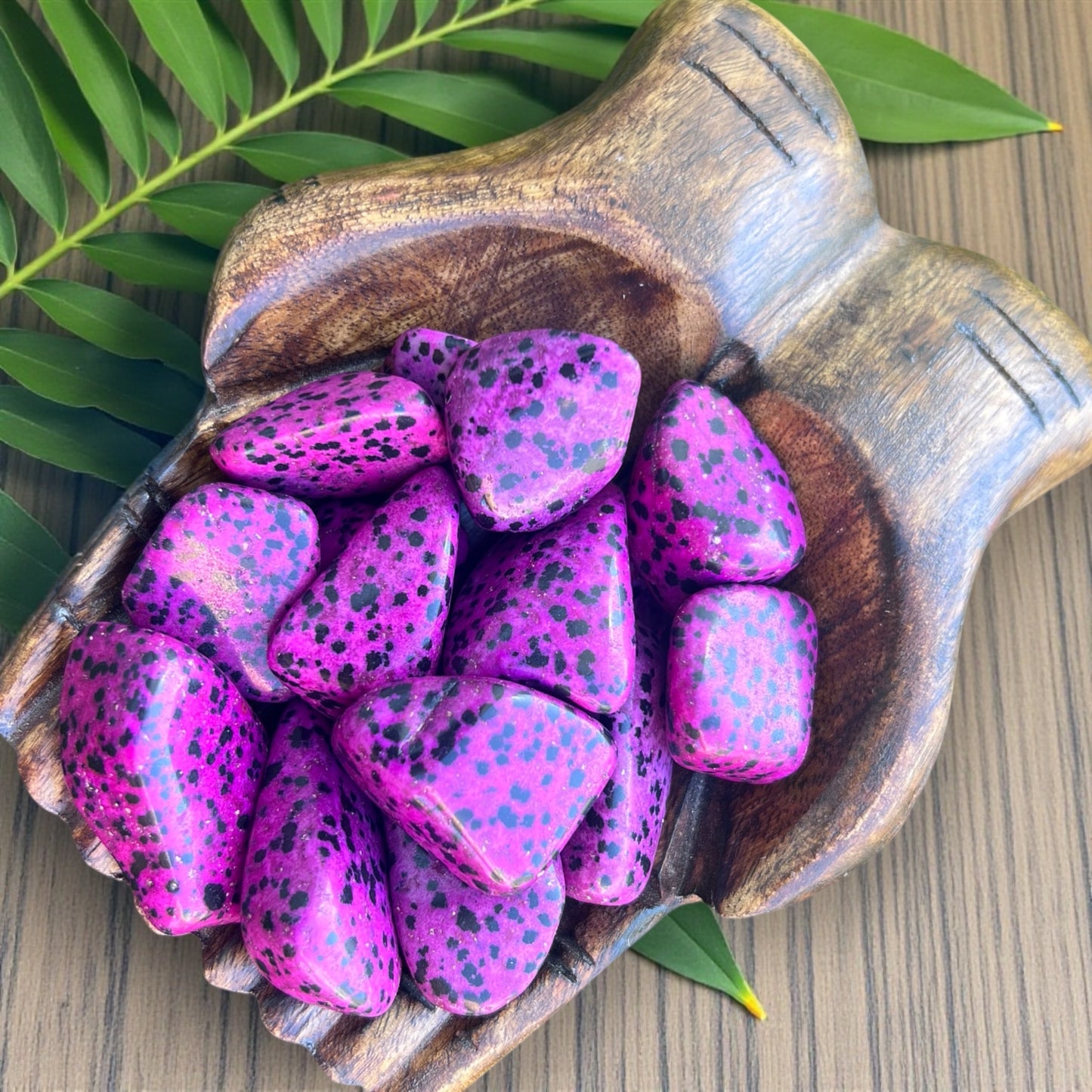 TUMBLE STONES || PINK DALMATION JASPER