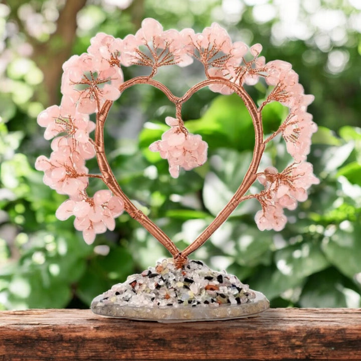MONEY TREE || ROSE QUARTZ & AGATE